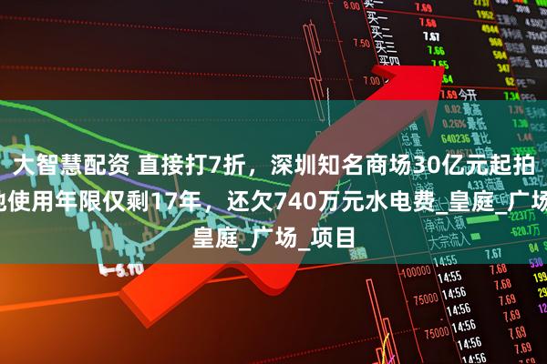 大智慧配资 直接打7折，深圳知名商场30亿元起拍，土地使用年限仅剩17年，还欠740万元水电费_皇庭_广场_项目